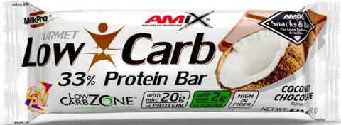 Amix Low-Carb 33% Protein Bar - 60g - Coconut-Chocolate