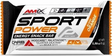 Amix Sport Power Energy Snack Bar s kofeinem-45g-Blood orange