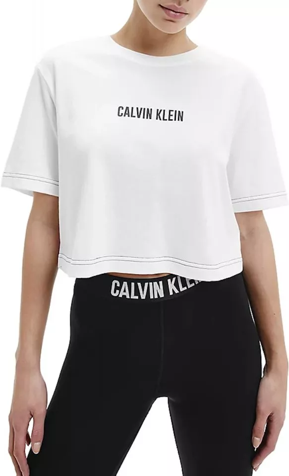 Calvin Klein Open Back Cropped T-Shirt