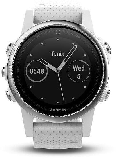 Watch GARMIN fenix5S Silver Optic White band