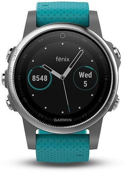 Watch GARMIN fenix5S Silver Optic, Blue band