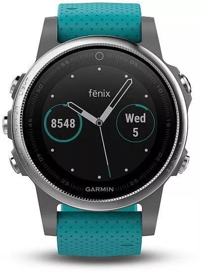 Watch GARMIN fenix5S Silver Optic, Blue band