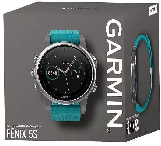 Watch GARMIN fenix5S Silver Optic, Blue band