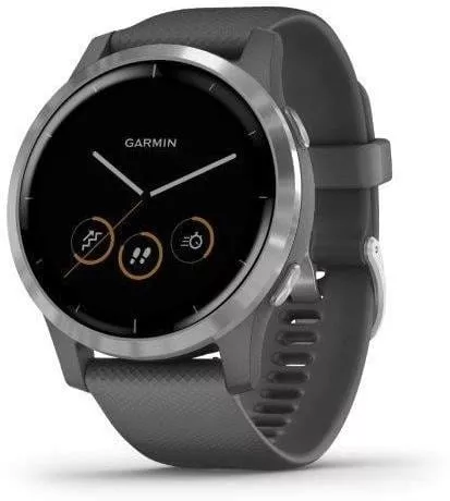 Ur Garmin vívoactive4 Silver/Gray Band