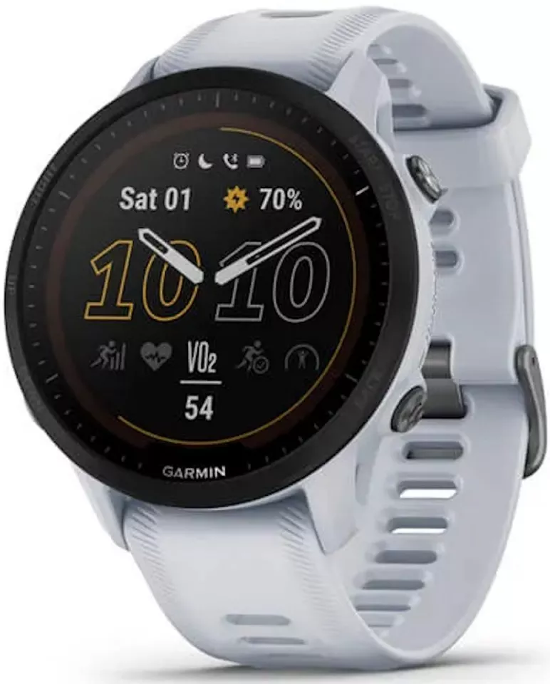 Relógio Garmin Forerunner 955 Solar, Whitestone