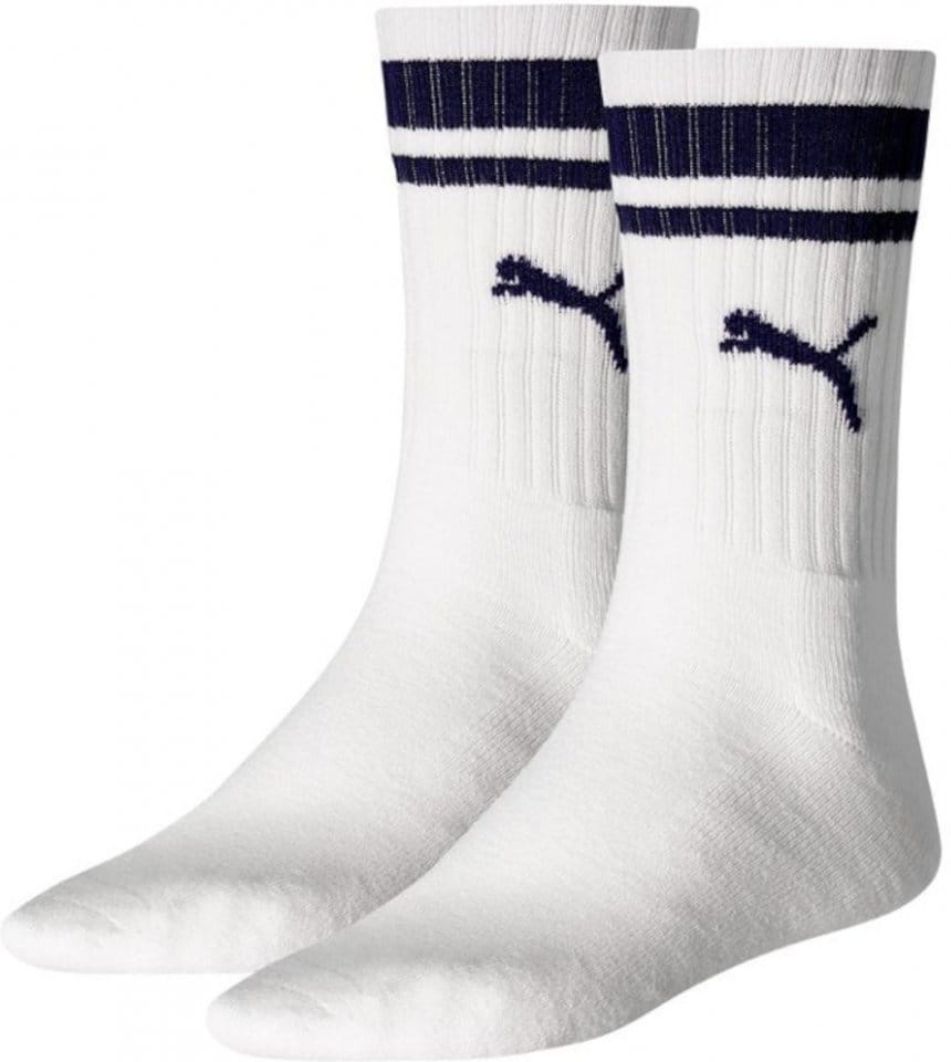 Strumpor Puma SCKS Crew Heritage Stripe 2 PACK