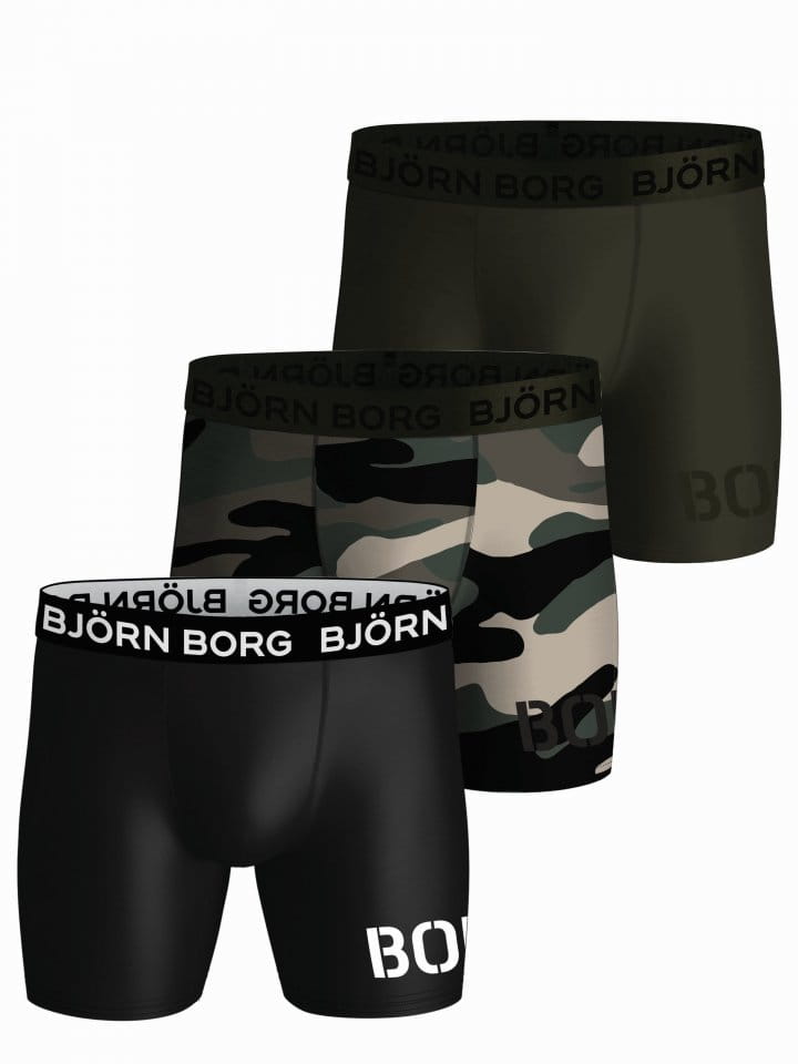 Björn Borg Performance Black Camo (3-pack)