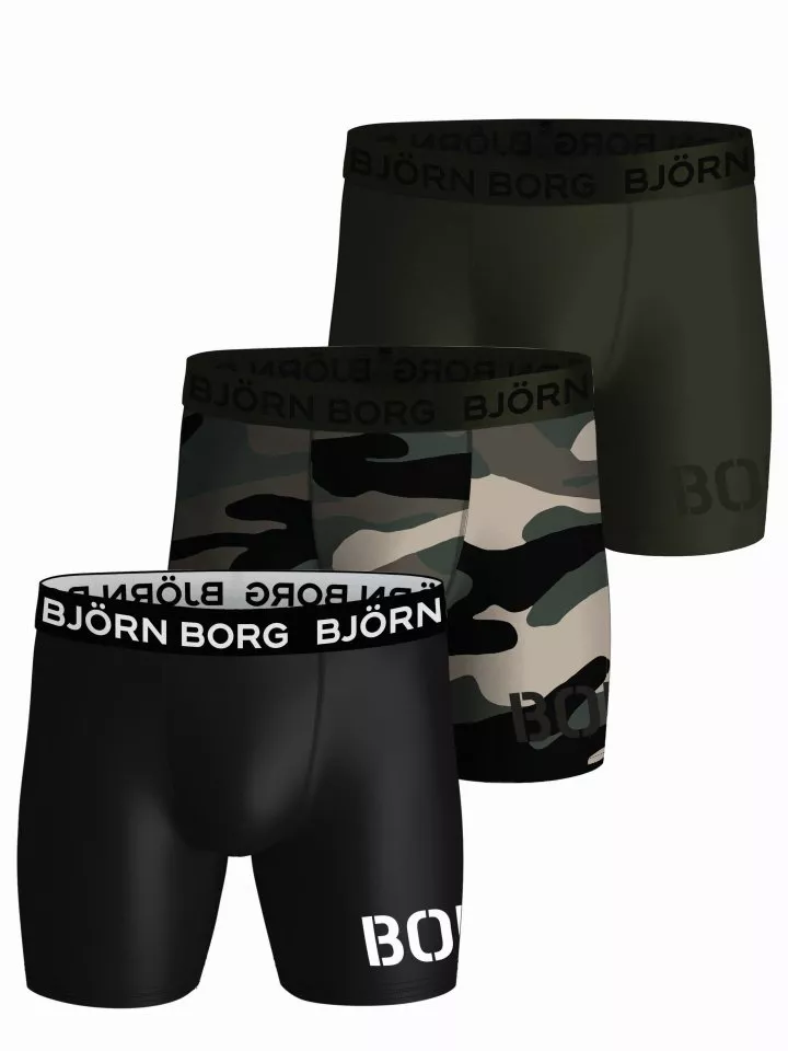 Björn Borg Performance Black Camo (3-pack)