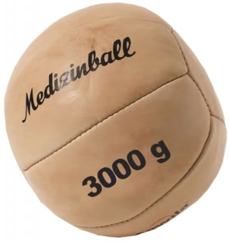 Leather medicine ball PRO 3.0 kg