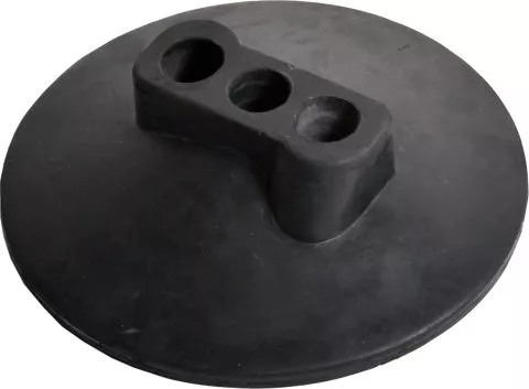 Cawila pole base, 3 directions, for rods d25mm