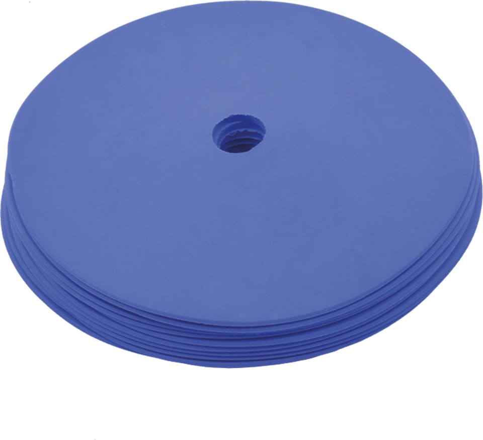 Träningskoner Cawila Gummi Markierungsscheiben 10pcs Set, blue