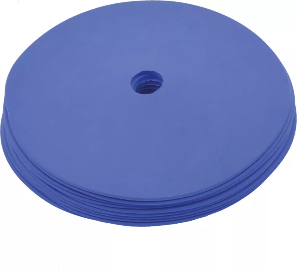 Träningskoner Cawila Gummi Markierungsscheiben 10pcs Set, blue