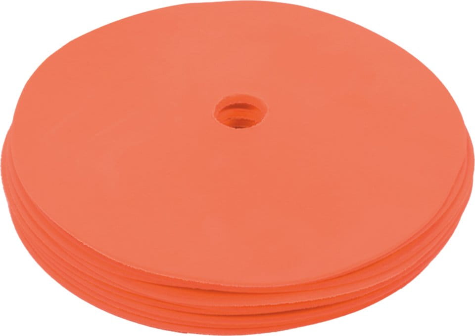 Tréningové kužele Cawila Gummi Markierungsscheiben 10pcs Set, orange