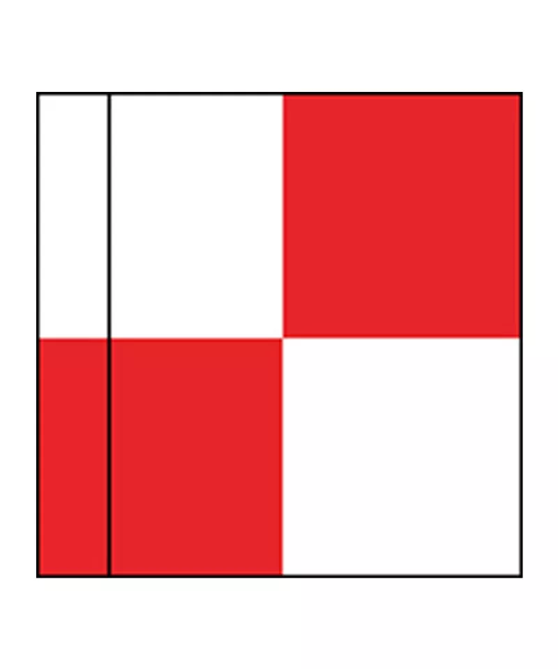 Bandera Cawila Corner Flag 45x45cm