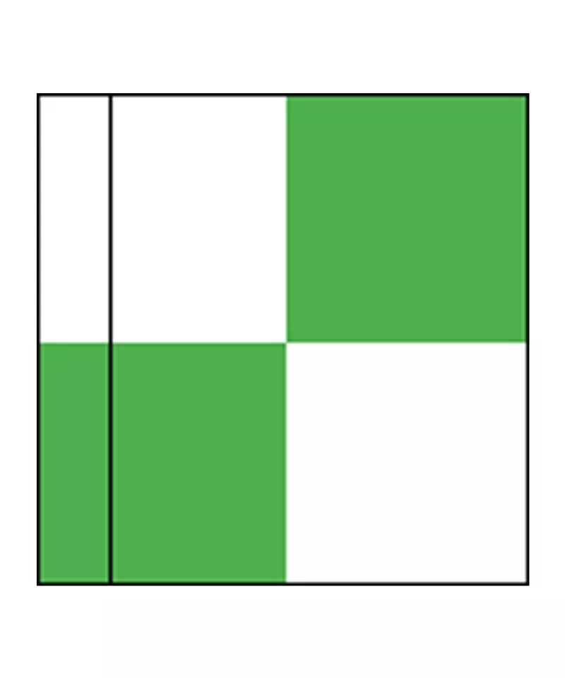 Bandera Cawila Corner Flag 45x45cm