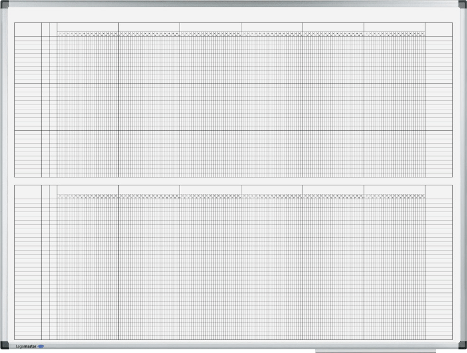 Magnetická tabuľa BFP Jahresplaner im Halbjahresformat | 90 x 120cm