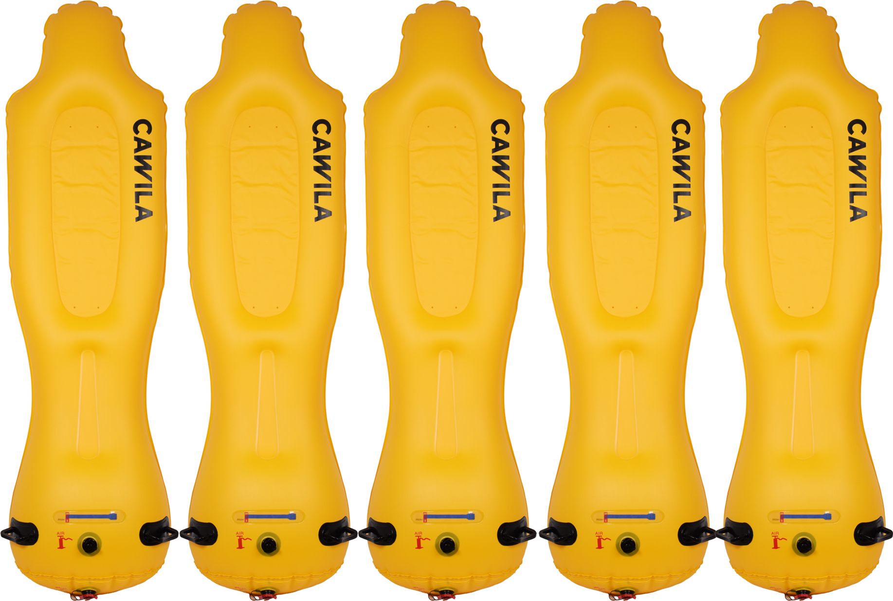 Cawila LIGA Airdummies 5er Set 1,65 | Inkl. bag and pump Tréning akadály