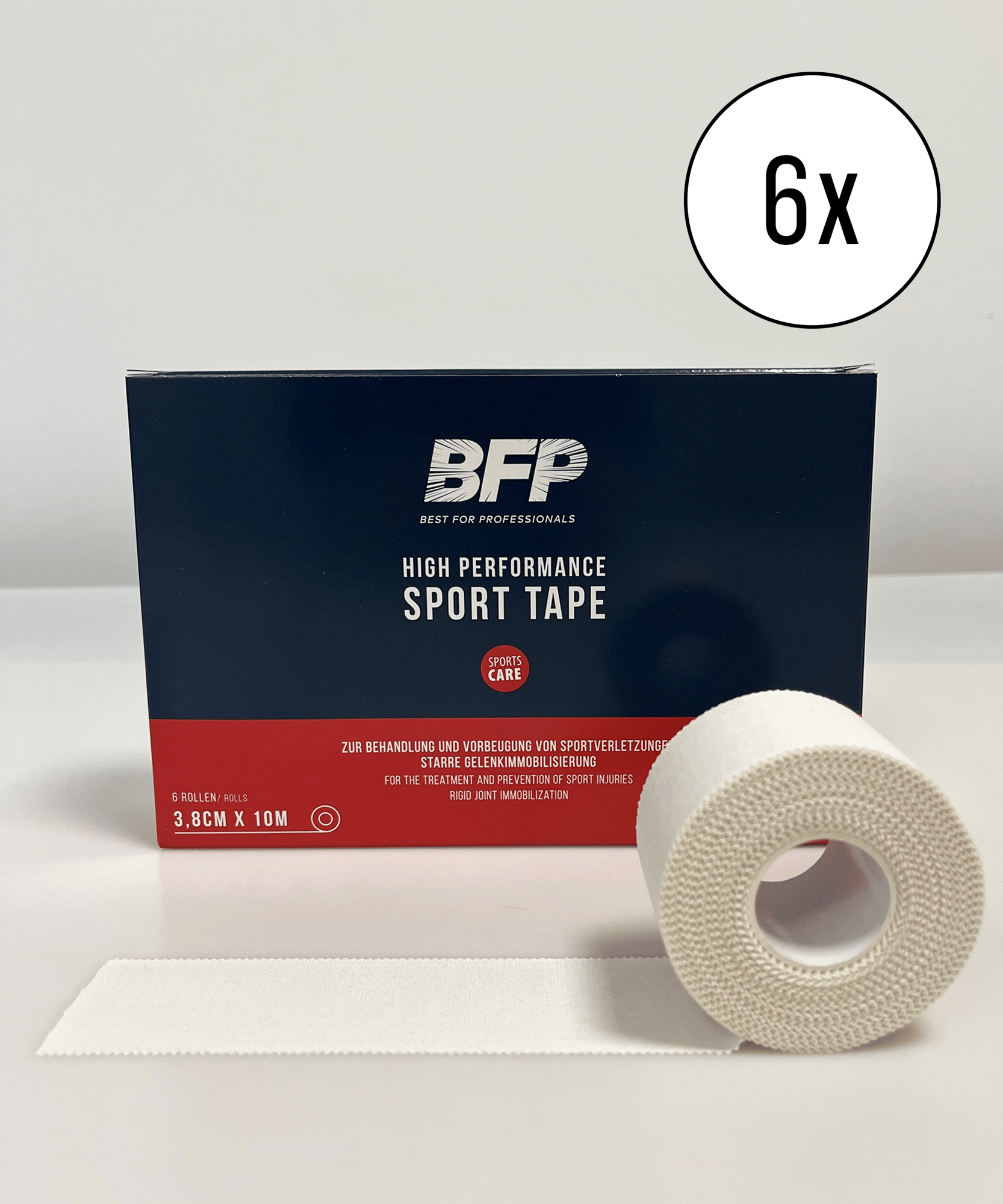 Banda BFP SportCARE 6er Set Sporttape 3,8cmx10m