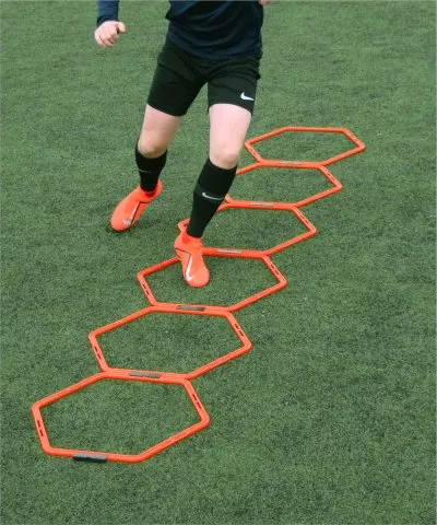 11teamsports Hexa-Hoops 50cm 6er-Set