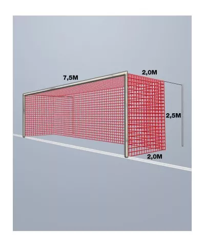 Cawila Net 7,50x2,50m 2,0x2,0m