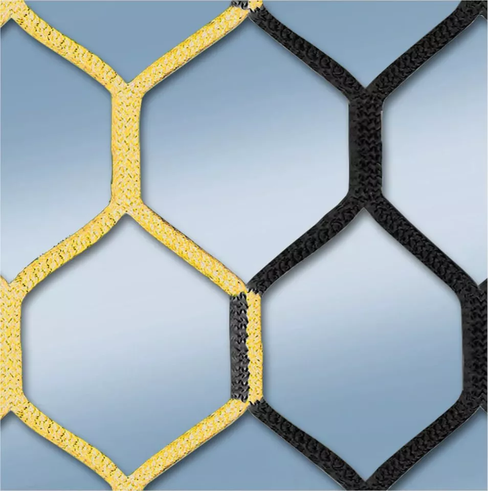 Мрежа Cawila Net 4MM HEX120 7,5x2,5m 2x2m Yellow/Black