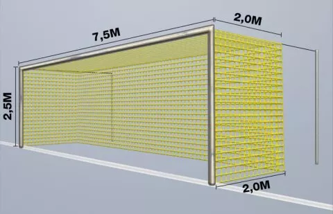 Cawila Net 4MM M120 7,50x2,50m 0,8x2m