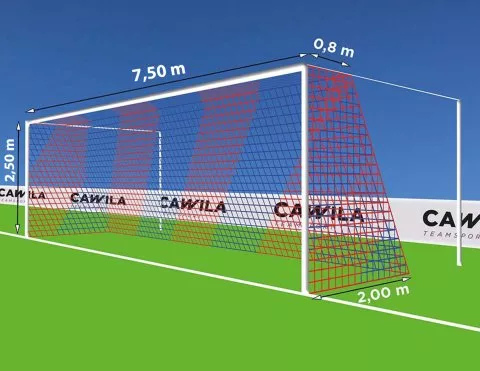 Cawila Net 7,50x2,50m Tiefe 2,0x2,0m