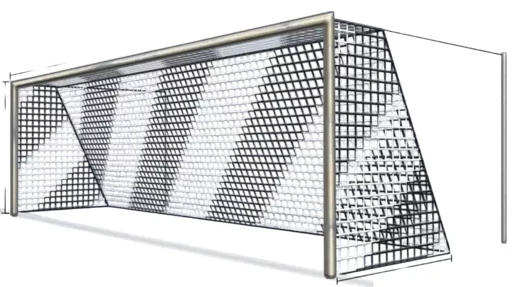 Cos baschet Cawila Net 4mm M120 7,50x2,50m 0,8x2m