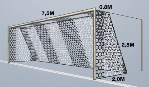 Cawila Tornetz 4MM M120 7,5x2,5m 0,8x1,5m