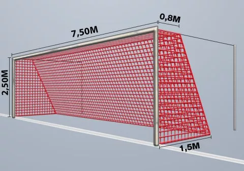 Cawila Net 7,50x2,50m Tiefe 0,8x1,5m