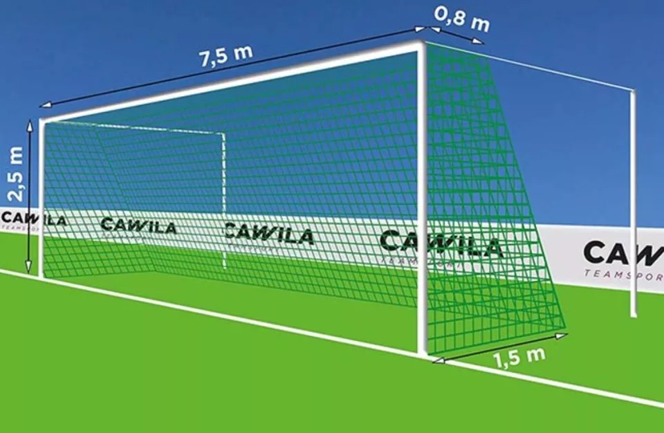 Meta neta Cawila Net 7,50x2,50m Tiefe 0,8x1,5m