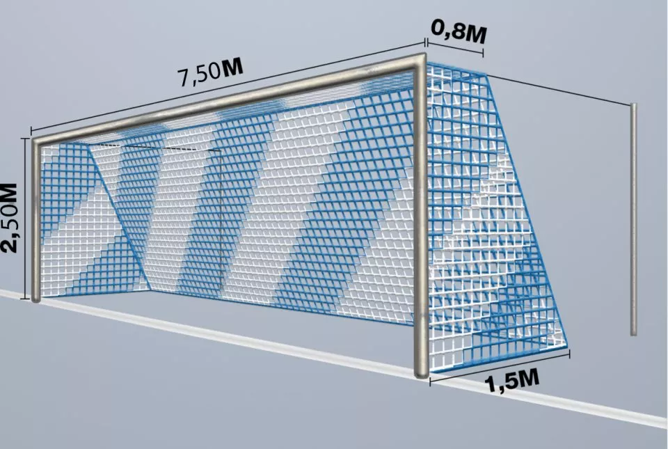 Nät Cawila Net 7,50x2,50m Tiefe 0,8x1,5m