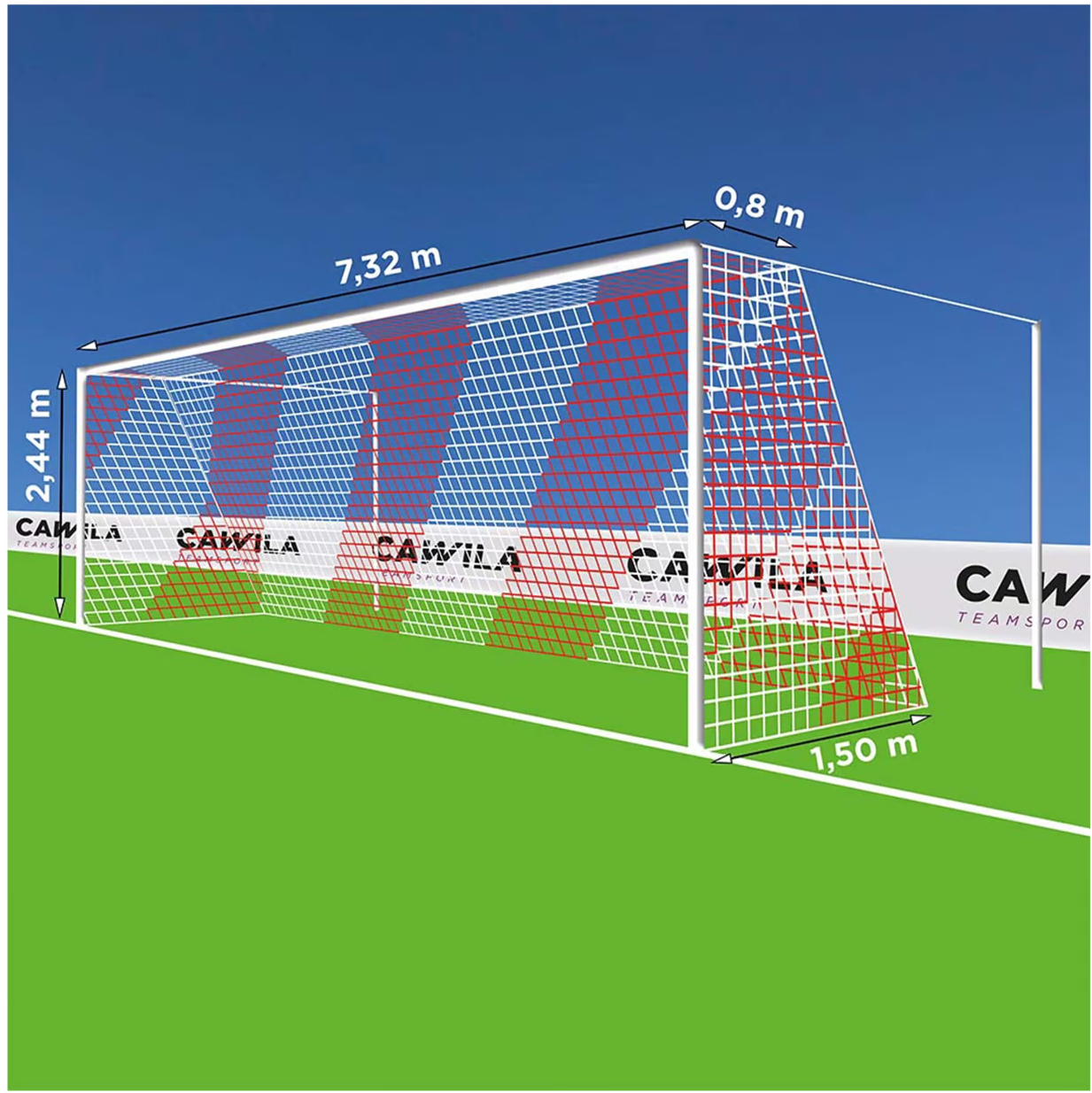 Cawila Tornetz 4MM M120 7,5x2,5m 0,8x1,5m