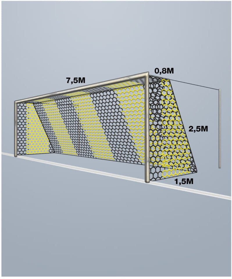 Cawila Tornetz 4MM HEX120 7,5x2,5m 0,8x1,5m Gól nettó