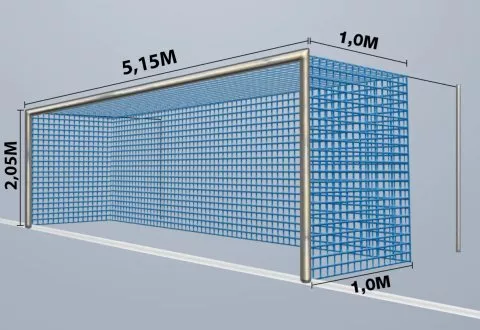 Cawila Net 5,15x2,05m Tiefe 1,0x1,0m