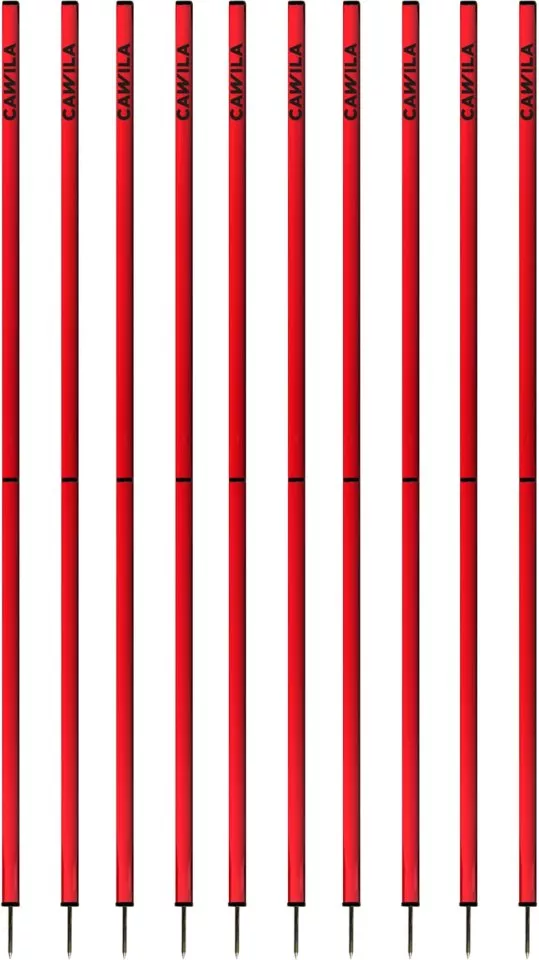 Slalomová tyč Cawila ACADEMY Slalom poles 10pack Set (33mmx170cm)