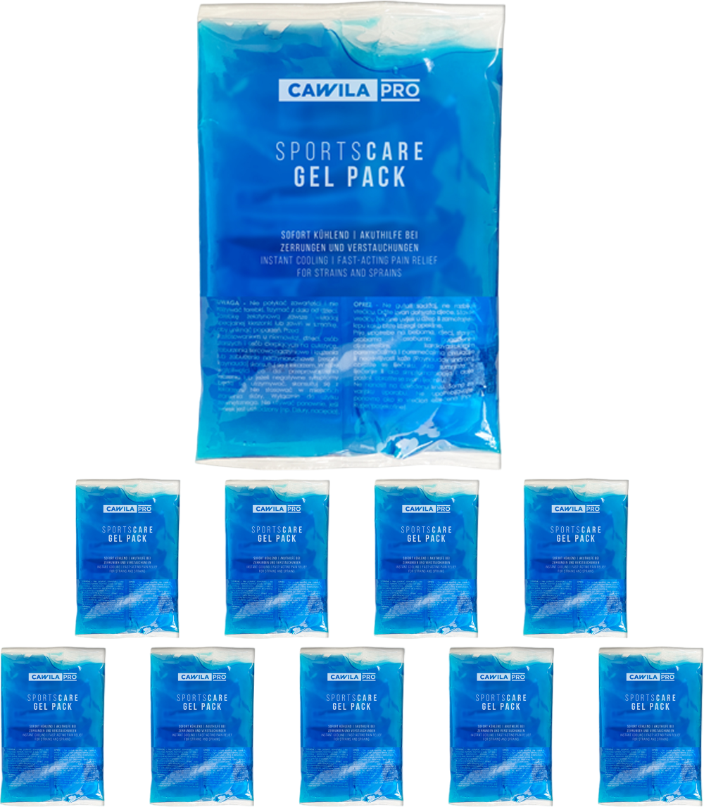 Cawila PRO Sportscare GEL PACK 10er Set | 14 x 18 cm