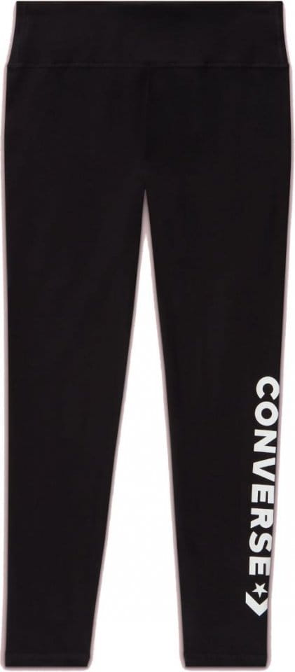 Legíny Converse Wordmark Leggings Damen Schwarz F001