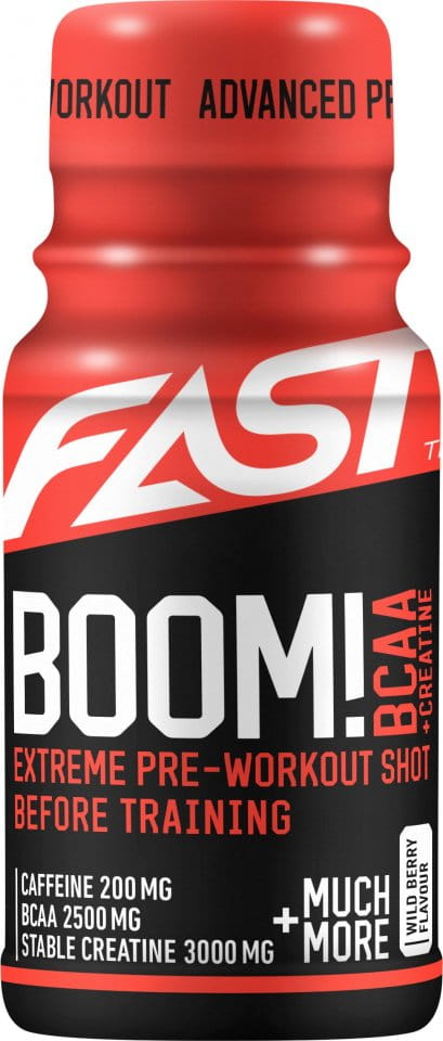 Drink FAST Pre-workout A BCAA Shot 60 ml berries