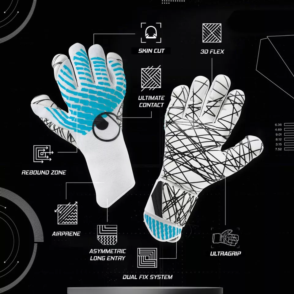 Manusi de portar Uhlsport FM Cybertec Ultragrip SC Goalkeeper Gloves