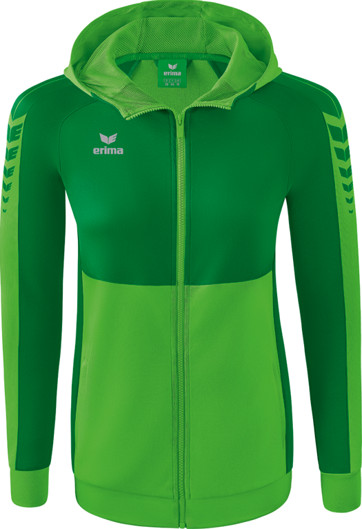 Hupparit Erima Six Wings Trainingsjacke mit Kapuze Damen