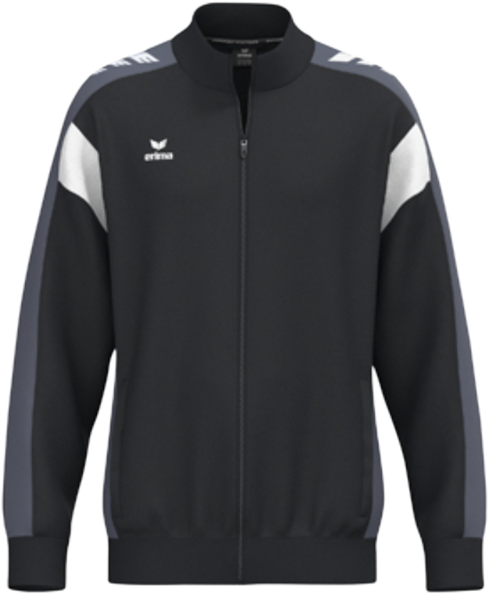 Felpa Sportiva Bambini Hummel Hummel Top Tuta HmlCORE XK Poly Zip - Nero Bambini Cappuccio Con Coulisse