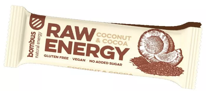 Riegel BOMBUS Raw energy - Coconut+Cocoa 50g