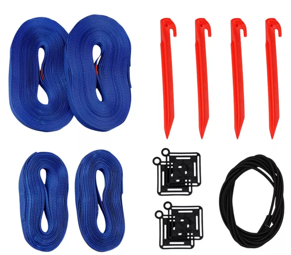 Set na plážový volejbal Funtec Beach Master Set - Bundle 1, 8,5 m