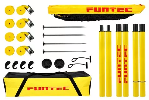 Funec Champ Set With Pro Beach Net 8,5 m
