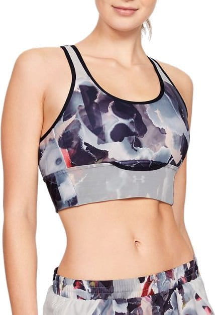 Podprsenka Under Armour Mid Crossback Clutch Printed Bra
