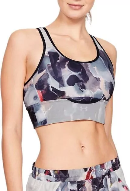 Podprsenka Under Armour Mid Crossback Clutch Printed Bra