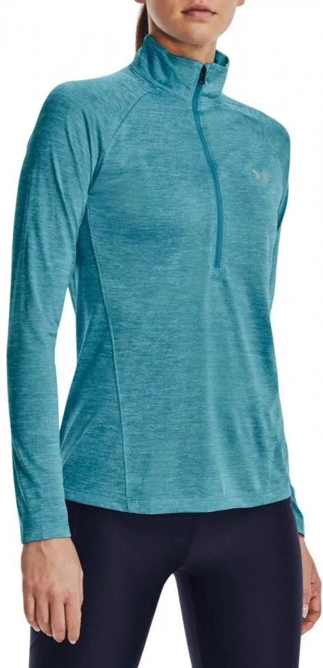 Majica dugih rukava Under Armour Tech 1/2 Zip - Twist-BLU