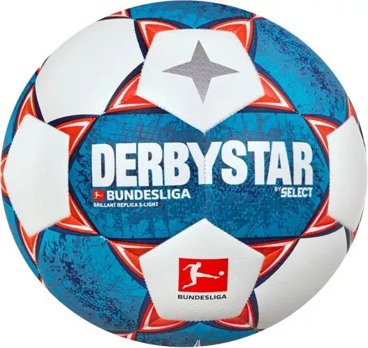 Derbystar Topic S-Light V21 Pallone Da Calcio Leggero 290g, 32 Pannelli Cuciti A Mano, Rosso/Giallo Per Bambini - 5