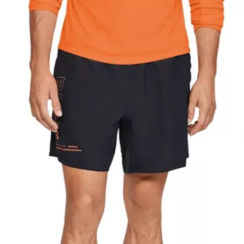 UA SPEED STRIDE GRAPHIC 7 WOVEN SHORT